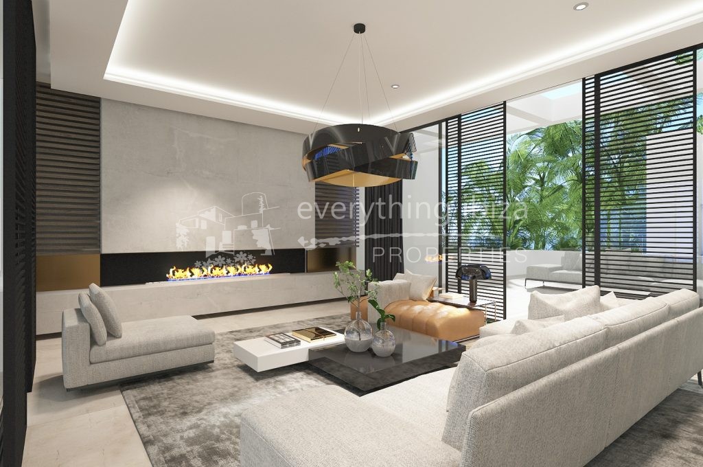 Luxury detached villas with private pool & amazing views for sale by everything ibiza Properties