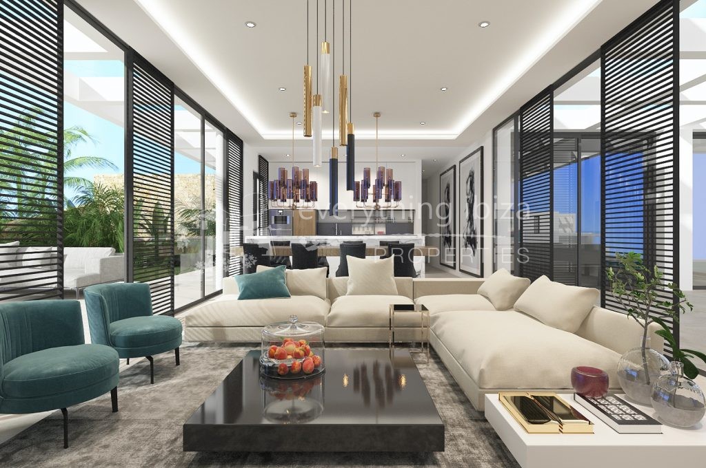 Luxury detached villas with private pool & amazing views for sale by everything ibiza Properties