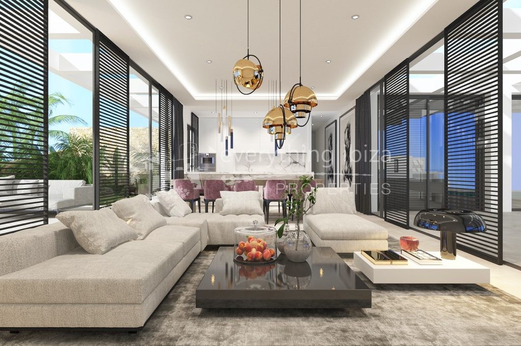 Luxury detached villas with private pool & amazing views for sale by everything ibiza Properties