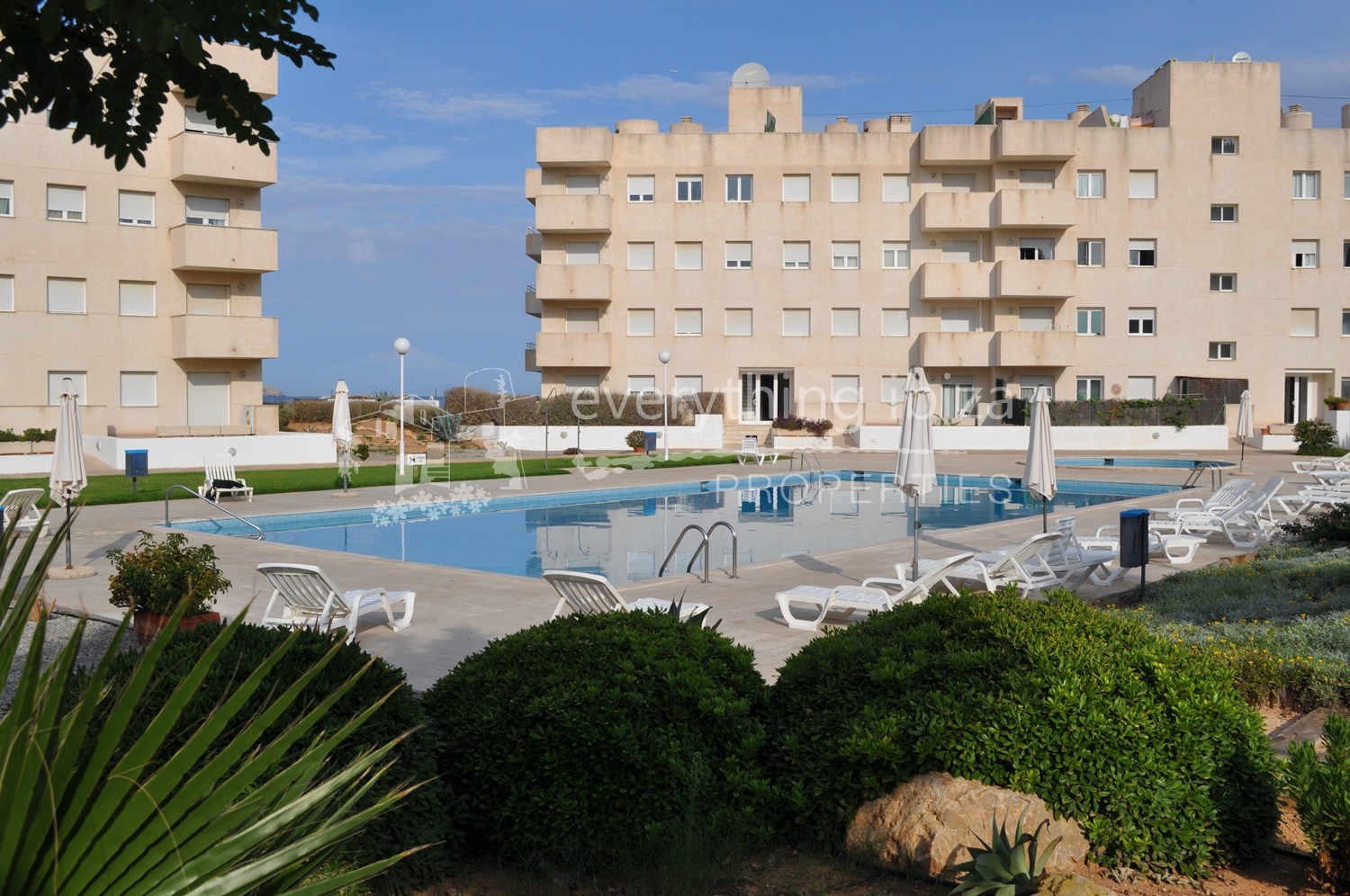Ground floor frontline apartment for sale in Ibiza by everything ibiza properties
