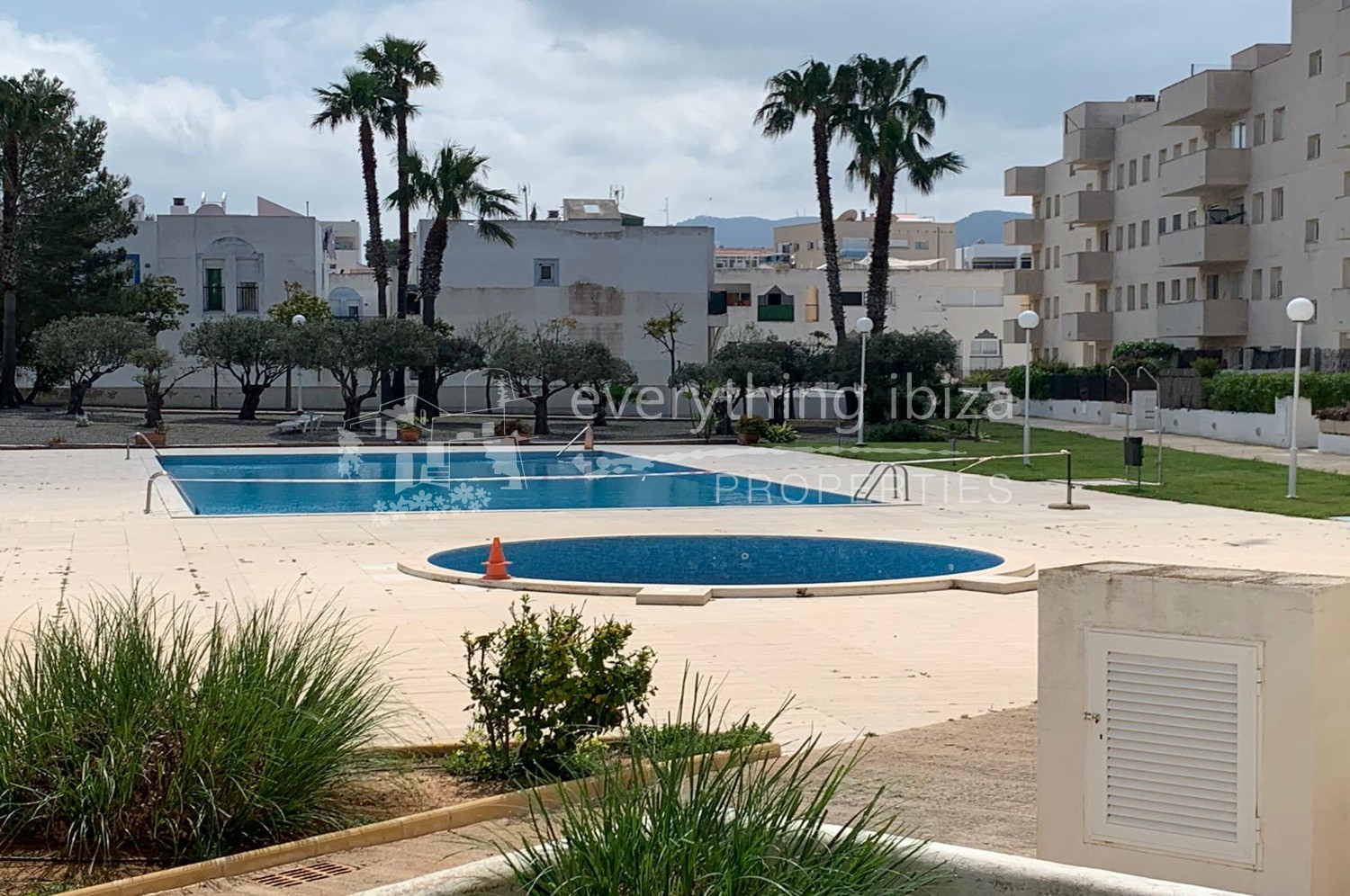 Ground floor frontline apartment for sale in Ibiza by everything ibiza properties