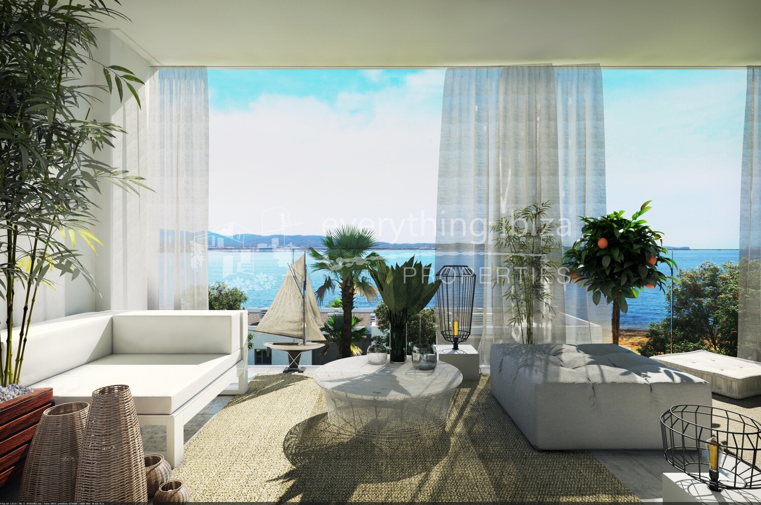 New Luxury Frontline 2 Bed Apartment Close to Beaches, ref. 1242, for sale in Ibiza by everything ibiza Properties