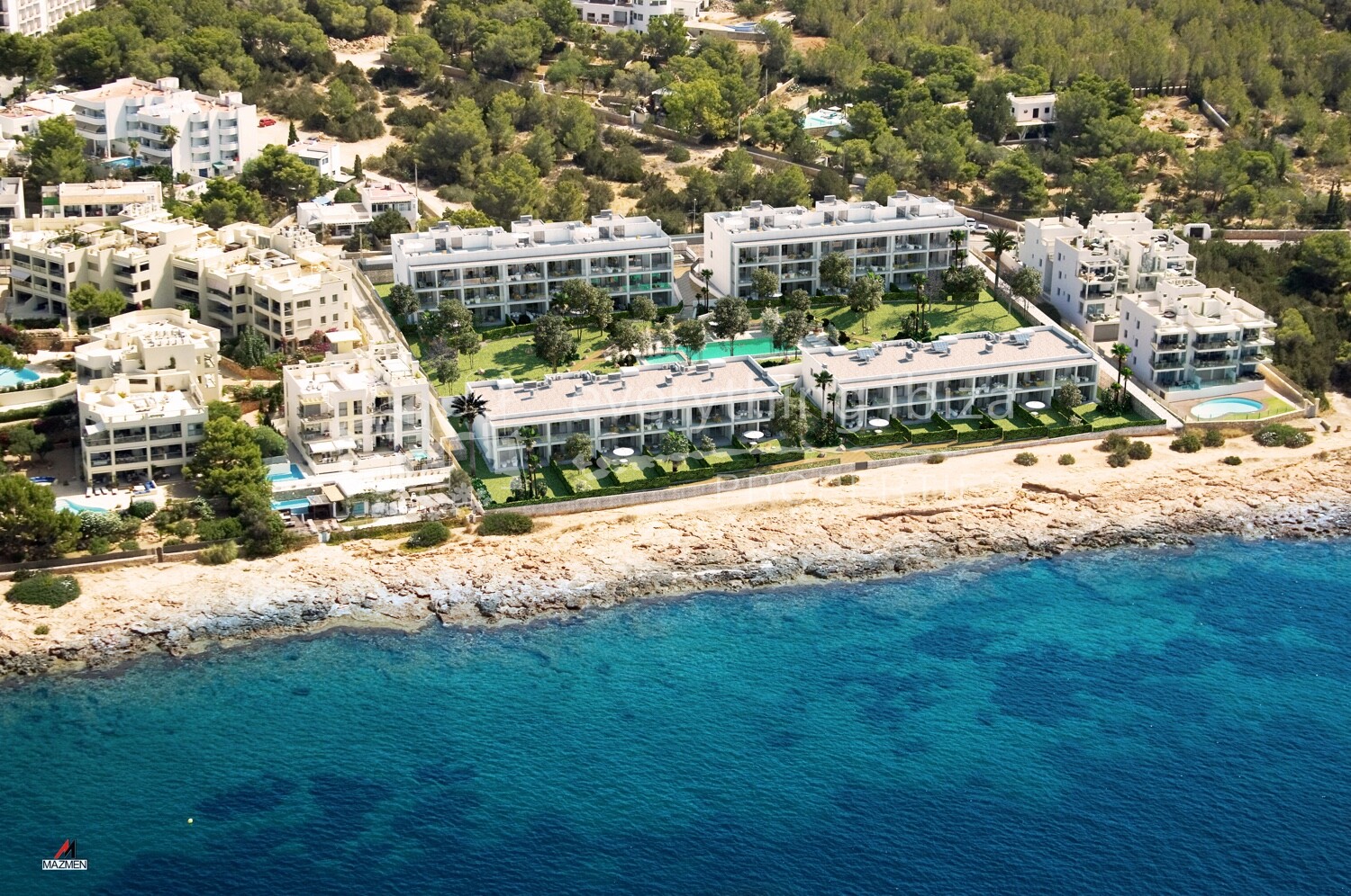 New Luxury Frontline 2 Bed Apartment Close to Beaches, ref. 1242, for sale in Ibiza by everything ibiza Properties