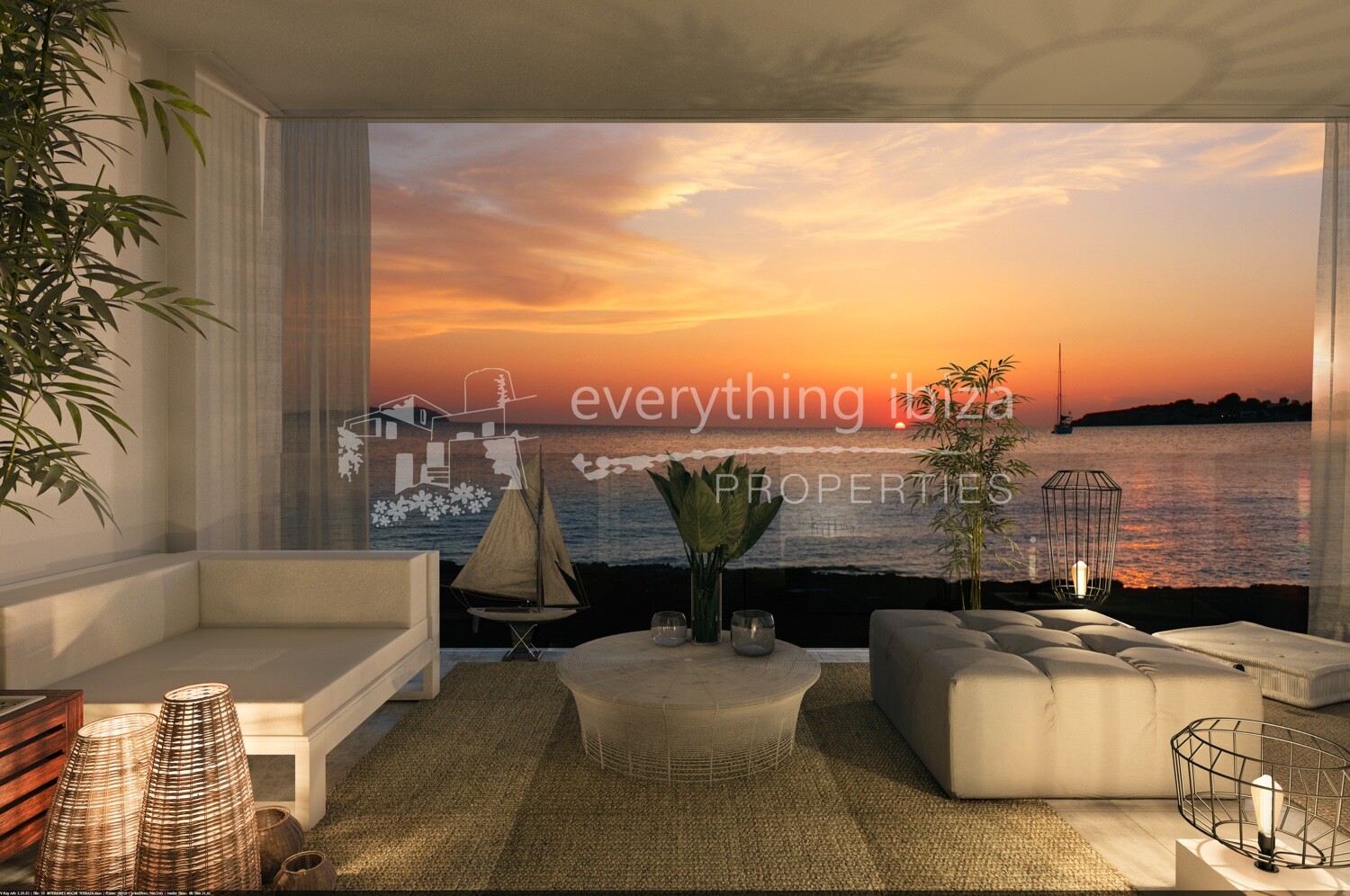 New Luxury Frontline 2 Bed Apartment Close to Beaches, ref. 1242, for sale in Ibiza by everything ibiza Properties