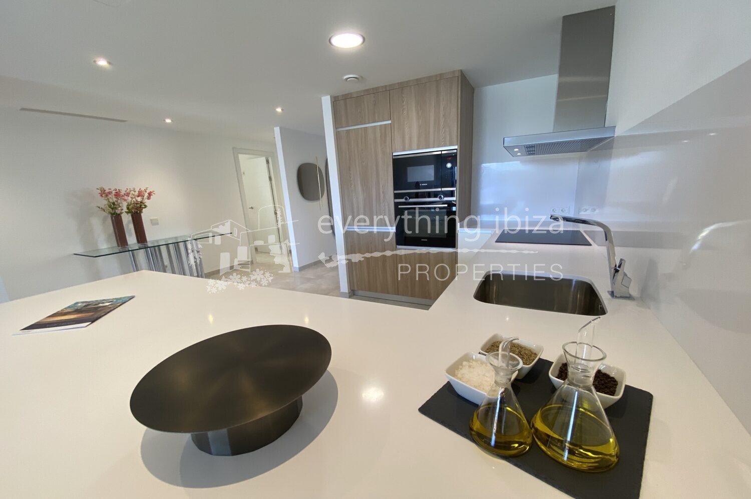 Quality Frontline 2 Bed Apartment in Cala Gracio, ref. 1428, for sale in Ibiza by everything ibiza Properties