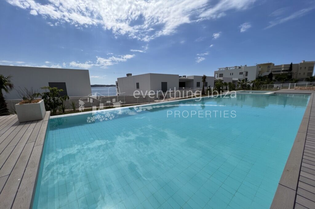 Quality Frontline 2 Bed Apartment in Cala Gracio, ref. 1428, for sale in Ibiza by everything ibiza Properties
