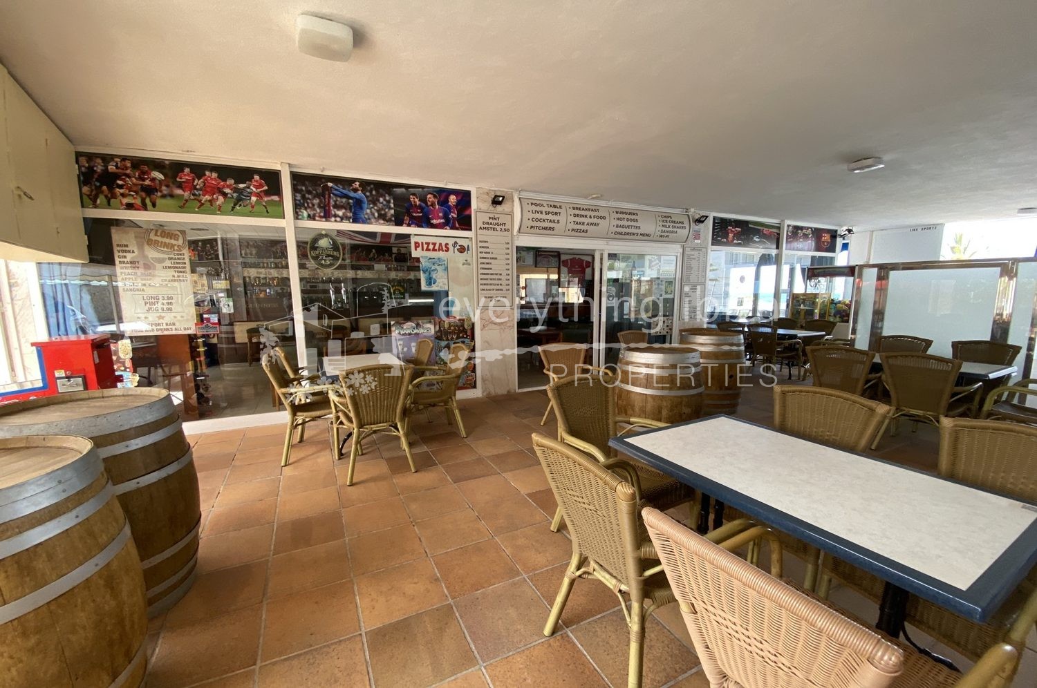 Popular sports bar & restaurant, ref. 1269, for sale in Ibiza by everything ibiza Properties
