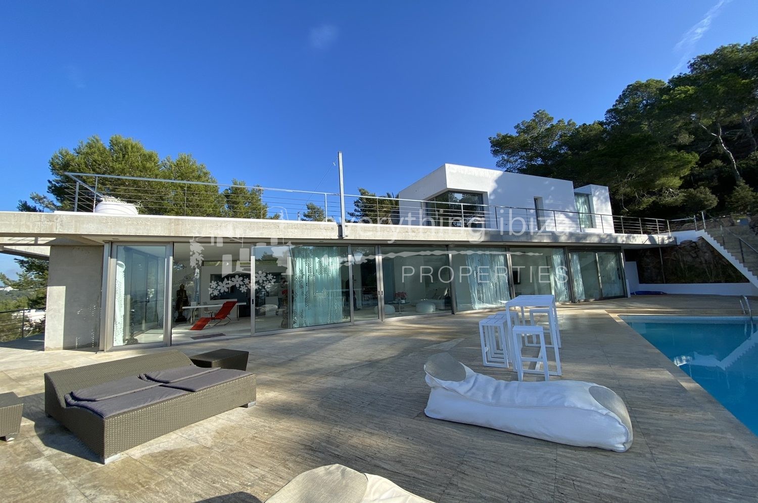 Modern villa with stunning views, ref. 1290, for sale in Ibiza by everything ibiza Properties