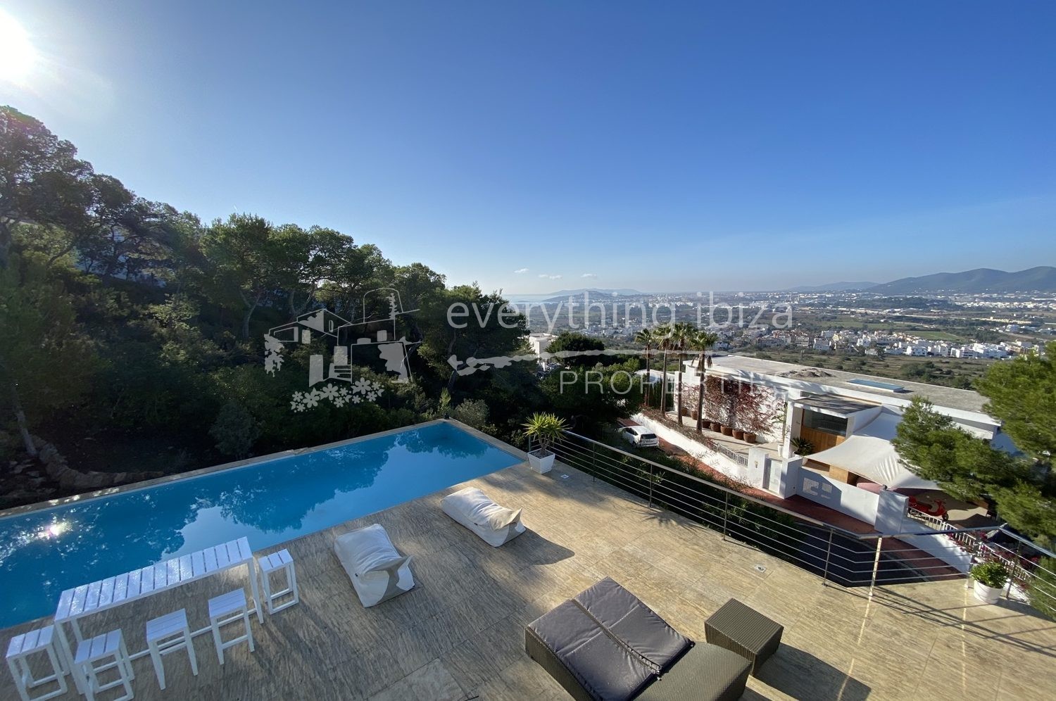 Modern villa with stunning views, ref. 1290, for sale in Ibiza by everything ibiza Properties