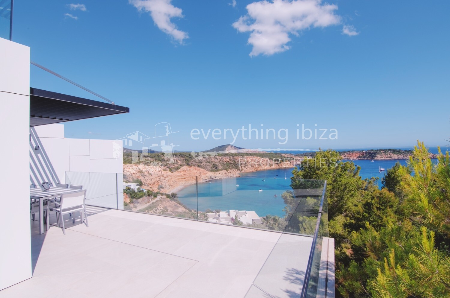 Beautiful Modern Villa Overlooking the Sea, ref. 1366, for sale in Ibiza by everything ibiza Properties