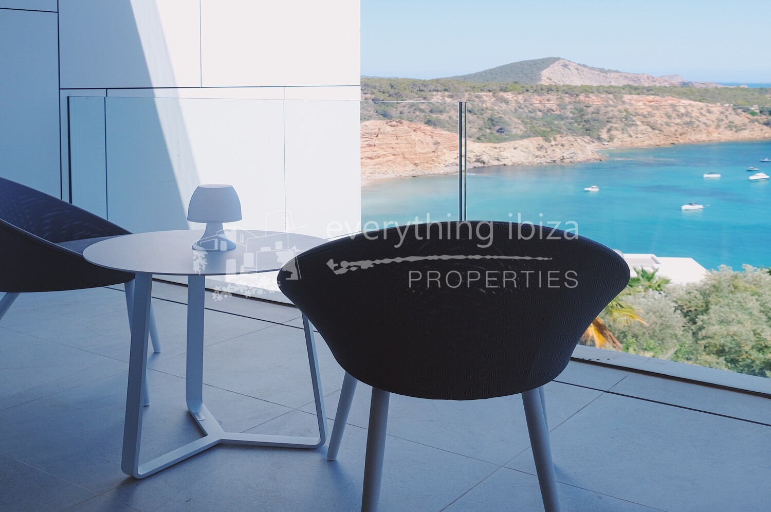 Beautiful Modern Villa Overlooking the Sea, ref. 1366, for sale in Ibiza by everything ibiza Properties