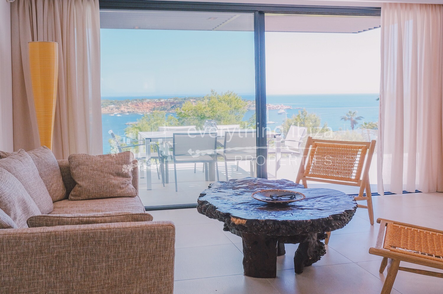 Beautiful Modern Villa Overlooking the Sea, ref. 1366, for sale in Ibiza by everything ibiza Properties