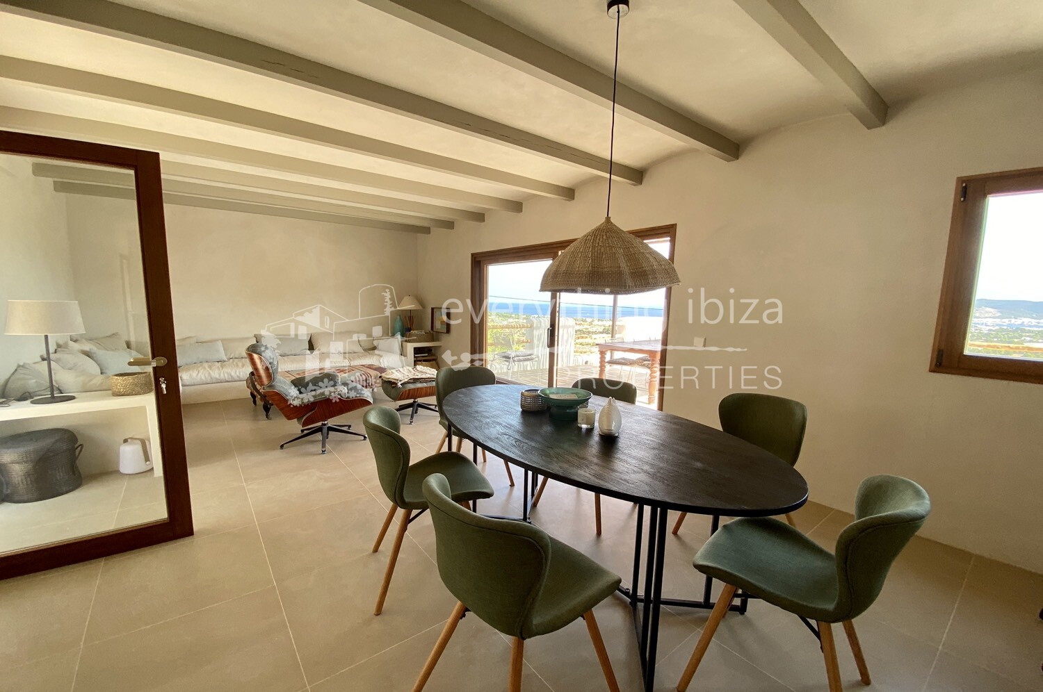 Beautiful Villa with Sea and Sunset Views, ref. 1380, for sale in Ibiza by everything ibiza Properties