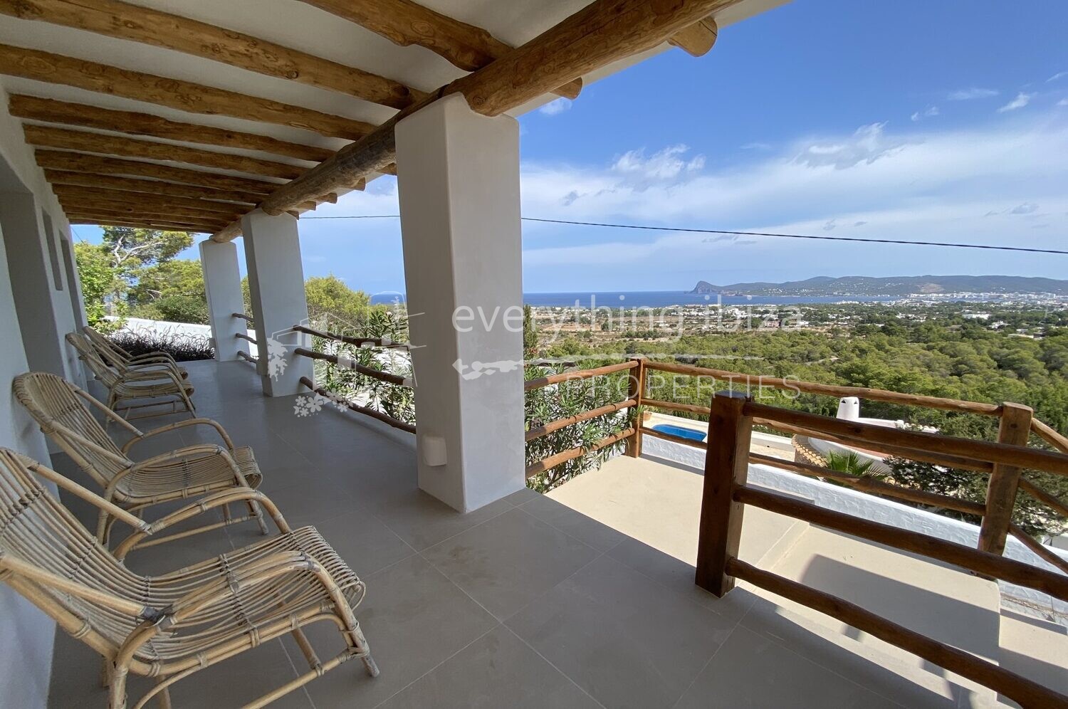 Beautiful Villa with Sea and Sunset Views, ref. 1380, for sale in Ibiza by everything ibiza Properties