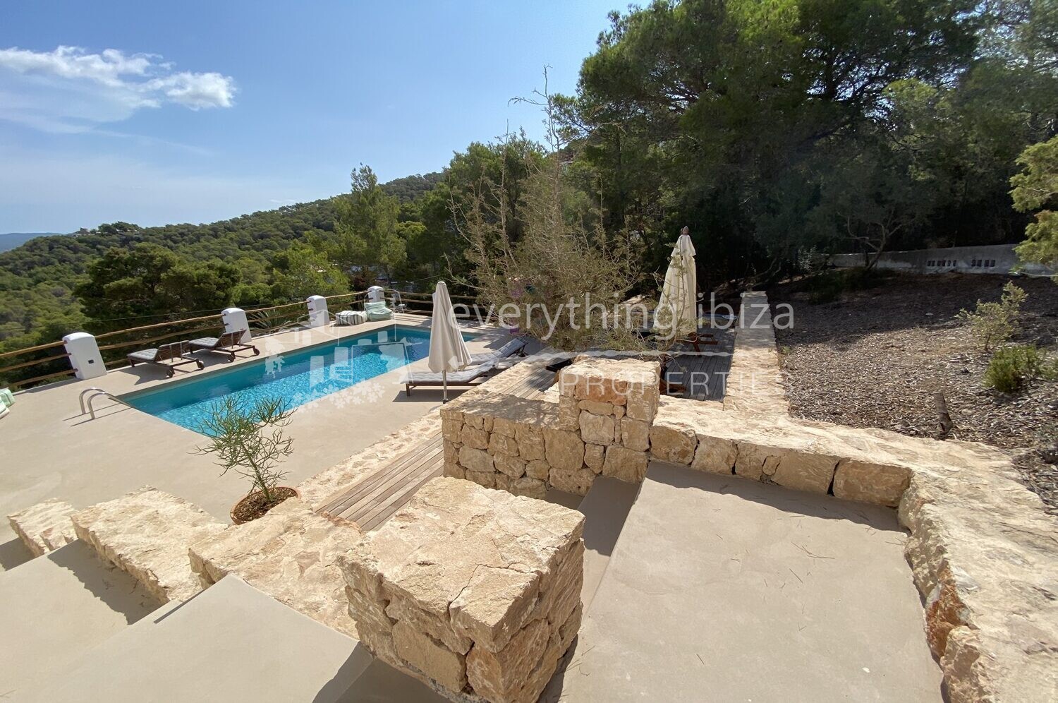 Beautiful Villa with Sea and Sunset Views, ref. 1380, for sale in Ibiza by everything ibiza Properties