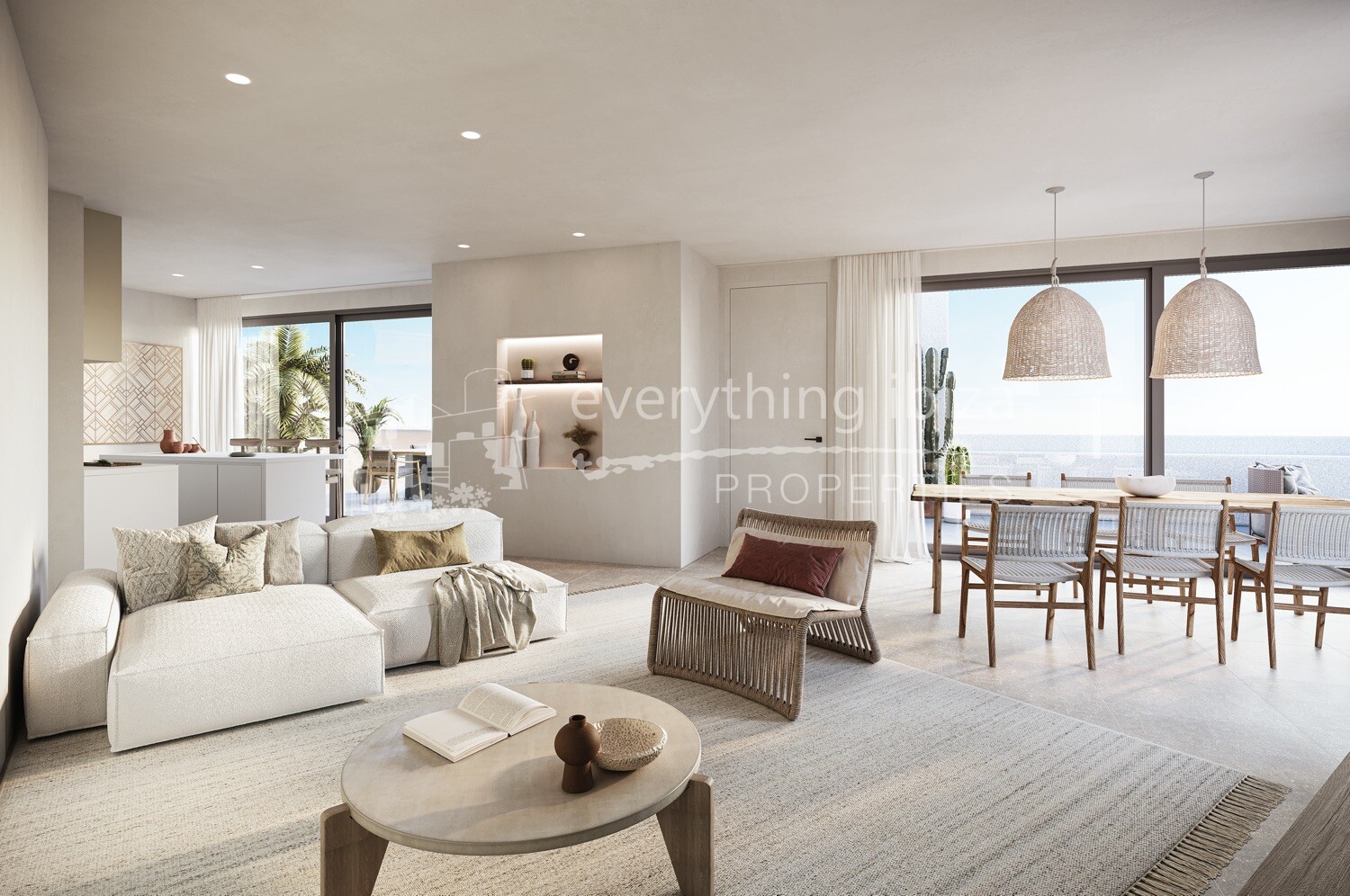 Modern Luxury New Build Apartments in Jesus, ref. 1405, for sale in Ibiza by everything ibiza Properties