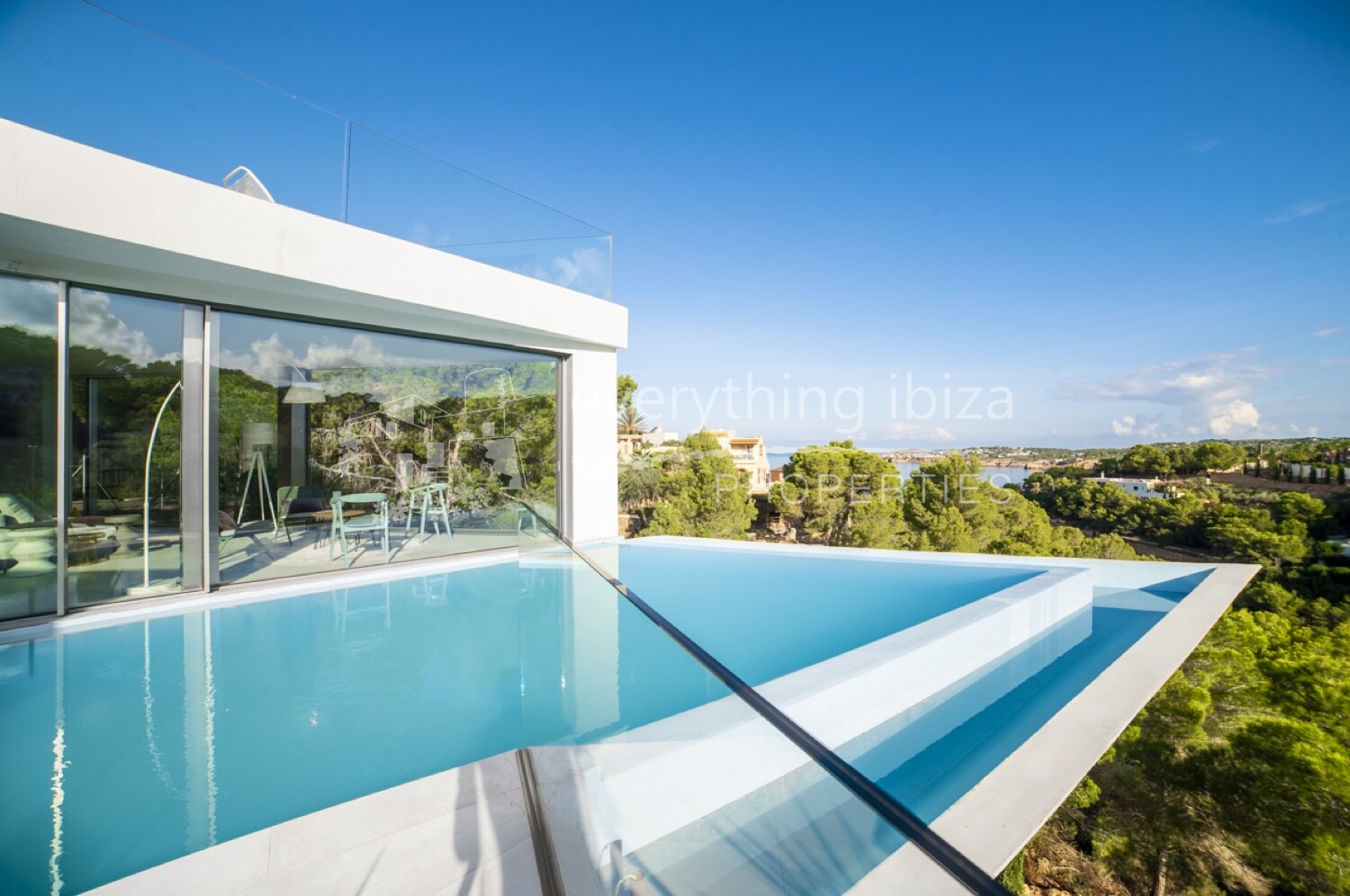 3 Luxury Modern Villas with Magnificent Views in Cala Moli, ref. 1443, for sale in Ibiza by everything ibiza Properties