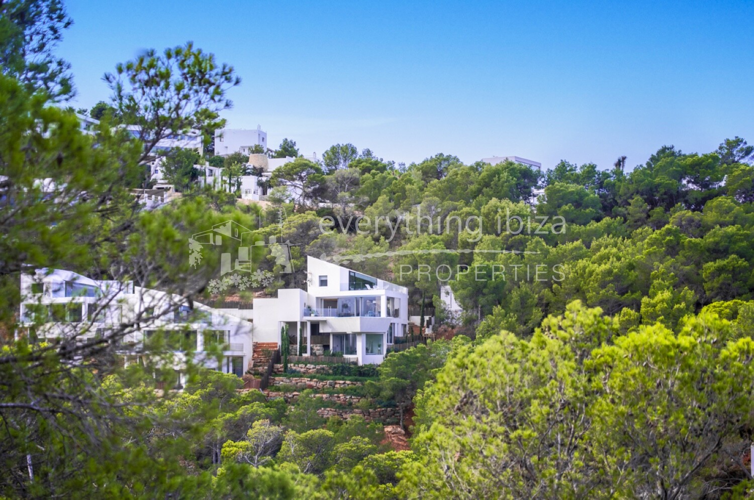 3 Luxury Modern Villas with Magnificent Views in Cala Moli, ref. 1443, for sale in Ibiza by everything ibiza Properties