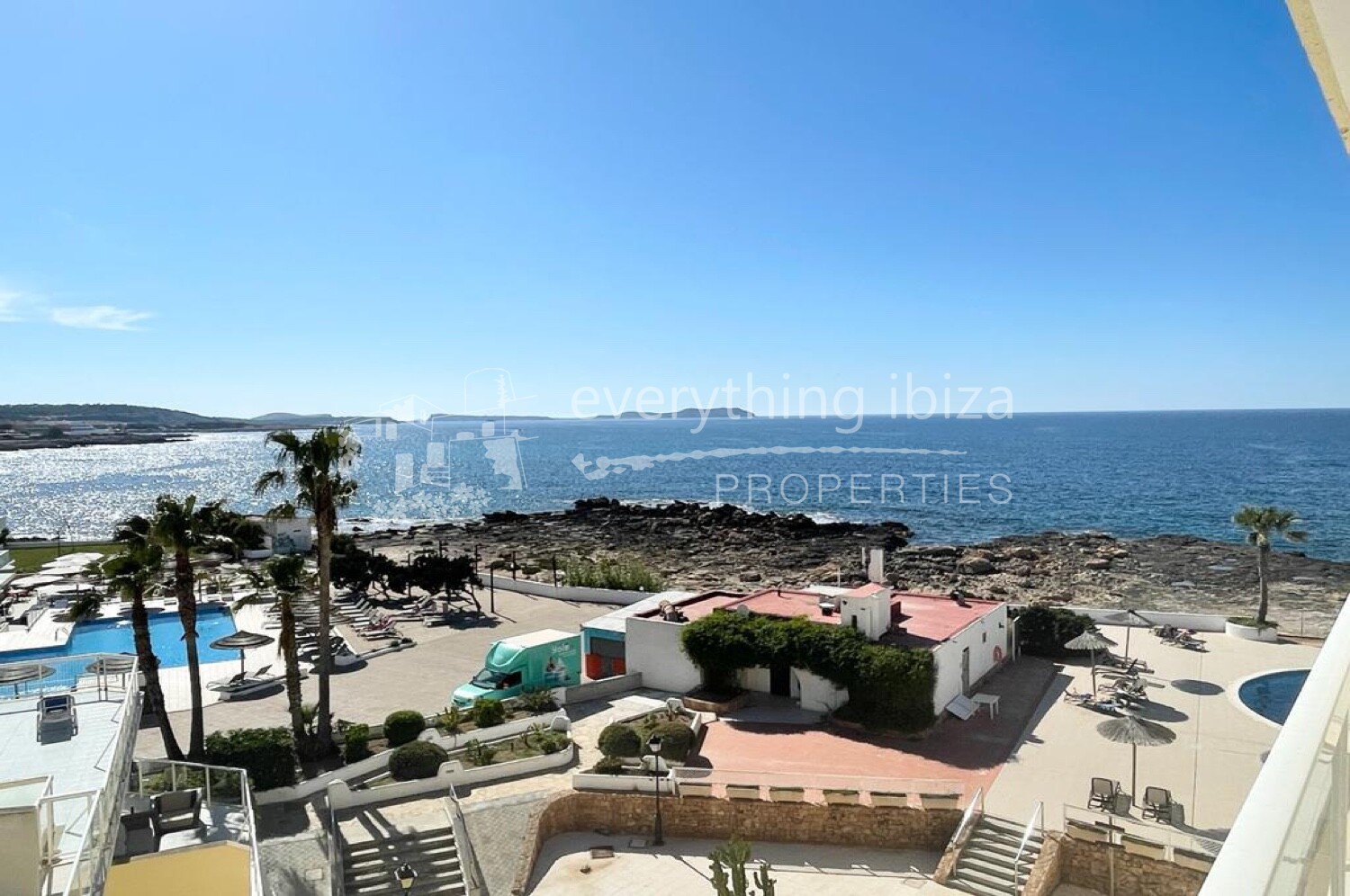 Modern Frontline 1 Bed Apartment with Sea Views, ref. 1455, for sale in Ibiza by everything ibiza Properties