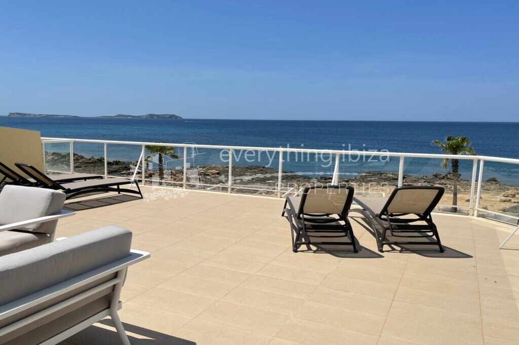 3 Bed Modern Frontline Apartment with Sea Views, ref. 1456, for sale in Ibiza by everything ibiza Properties