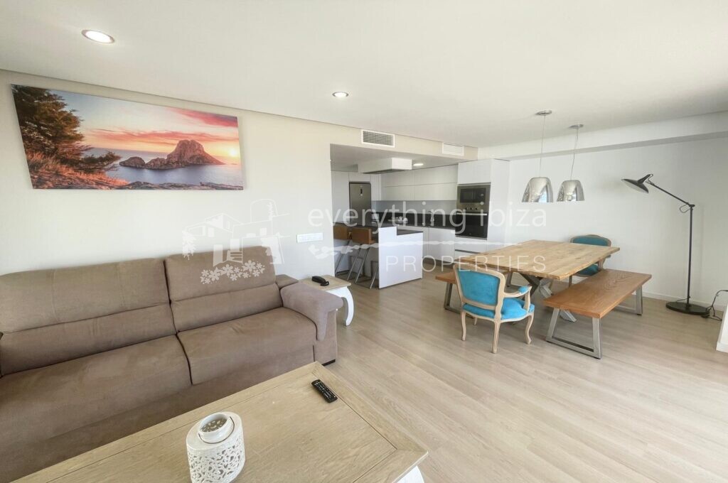 3 Bed Modern Frontline Apartment with Sea Views, ref. 1456, for sale in Ibiza by everything ibiza Properties