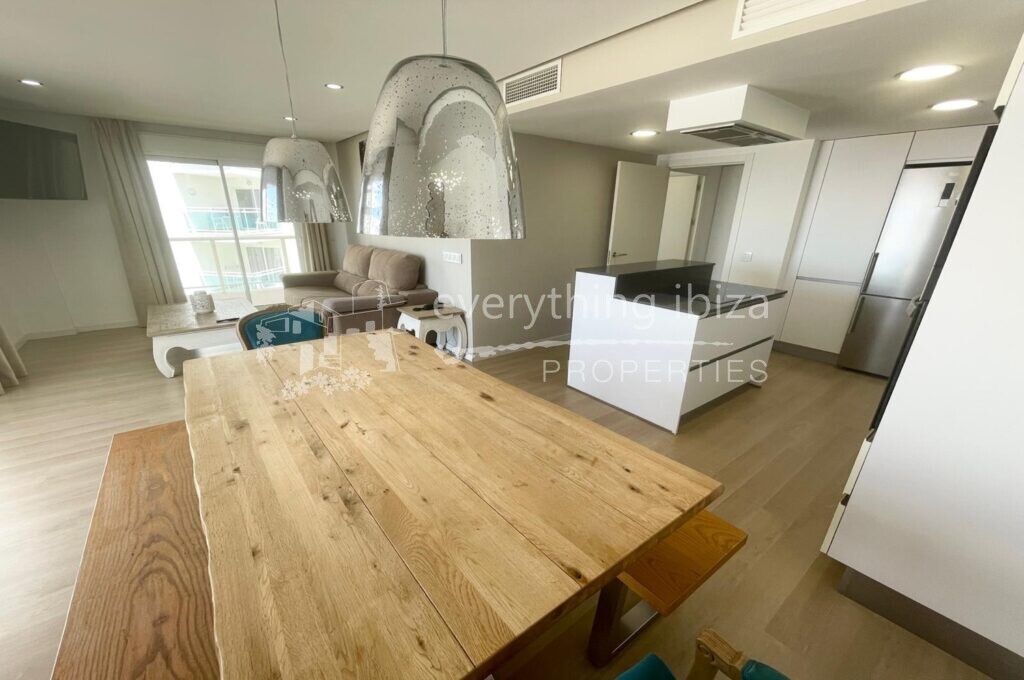 3 Bed Modern Frontline Apartment with Sea Views, ref. 1456, for sale in Ibiza by everything ibiza Properties