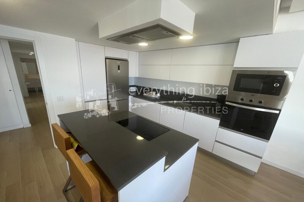 3 Bed Modern Frontline Apartment with Sea Views, ref. 1456, for sale in Ibiza by everything ibiza Properties