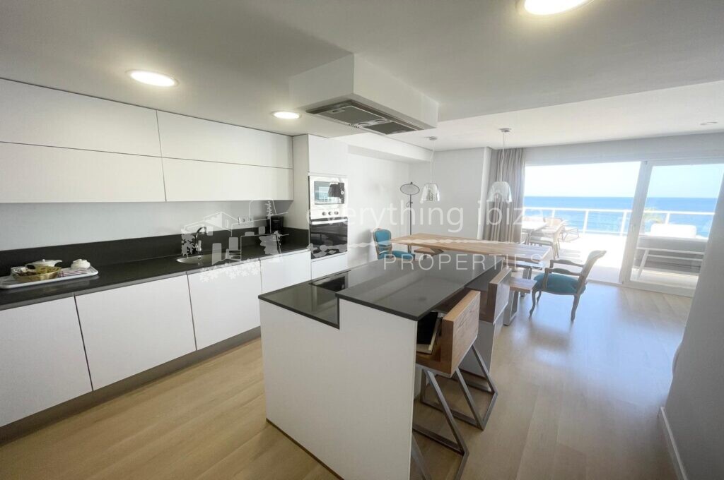 3 Bed Modern Frontline Apartment with Sea Views, ref. 1456, for sale in Ibiza by everything ibiza Properties