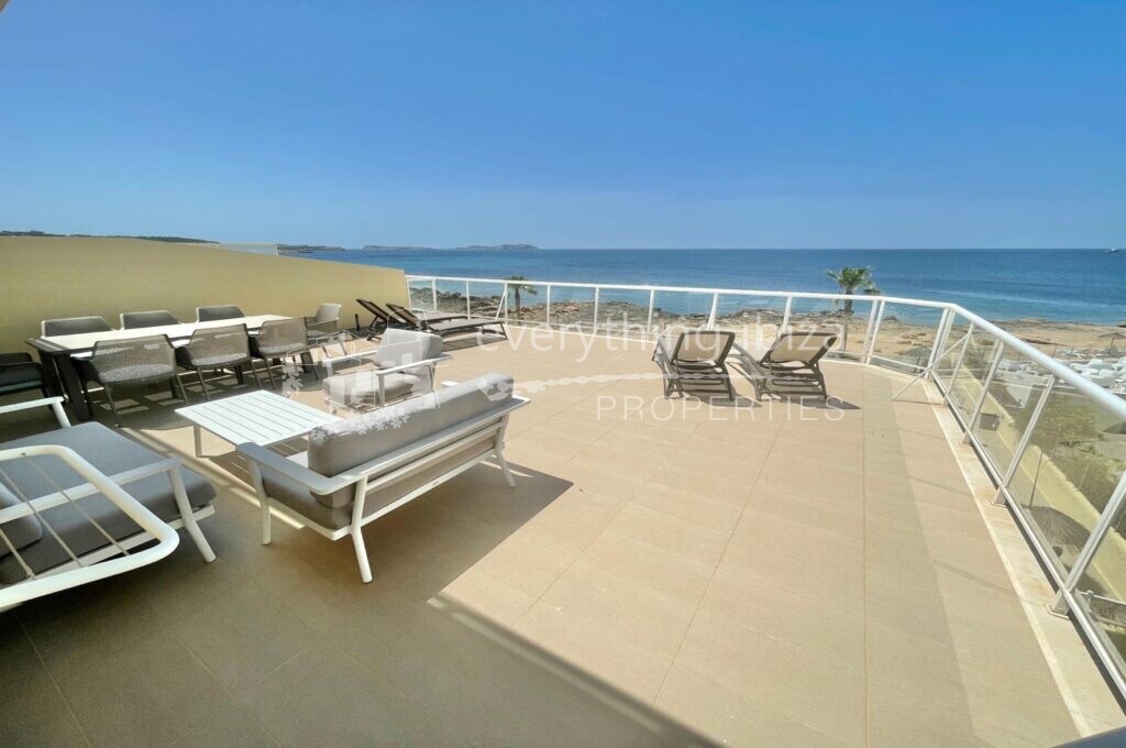 3 Bed Modern Frontline Apartment with Sea Views, ref. 1456, for sale in Ibiza by everything ibiza Properties