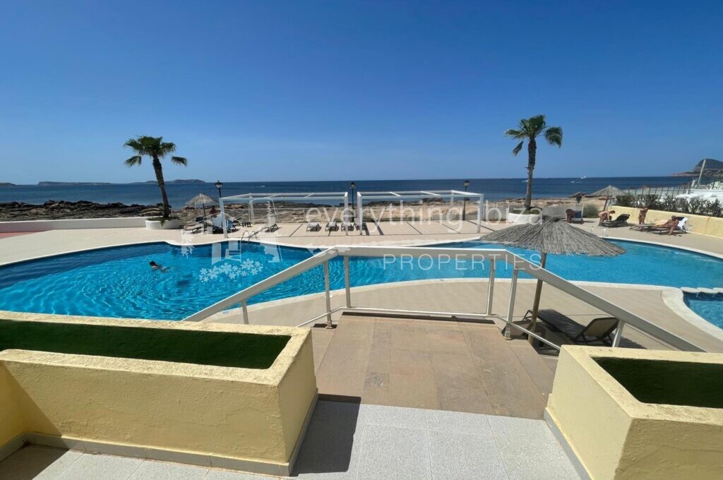 3 Bed Modern Frontline Apartment with Sea Views, ref. 1456, for sale in Ibiza by everything ibiza Properties