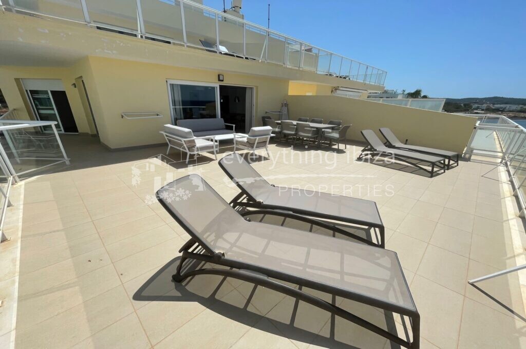 3 Bed Modern Frontline Apartment with Sea Views, ref. 1456, for sale in Ibiza by everything ibiza Properties