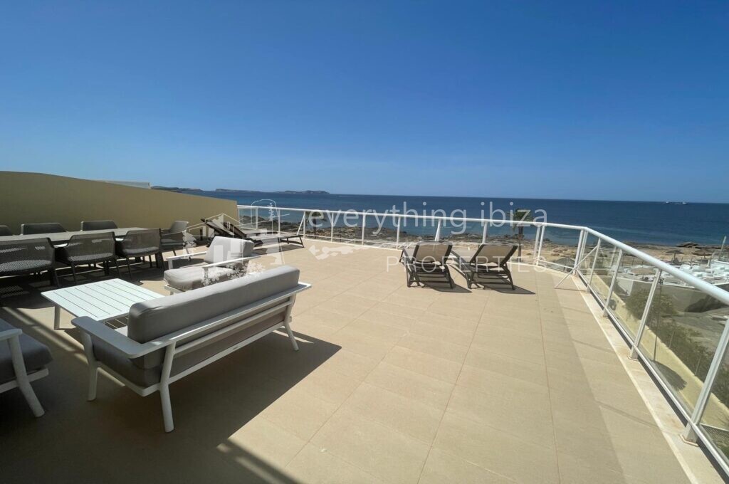 3 Bed Modern Frontline Apartment with Sea Views, ref. 1456, for sale in Ibiza by everything ibiza Properties