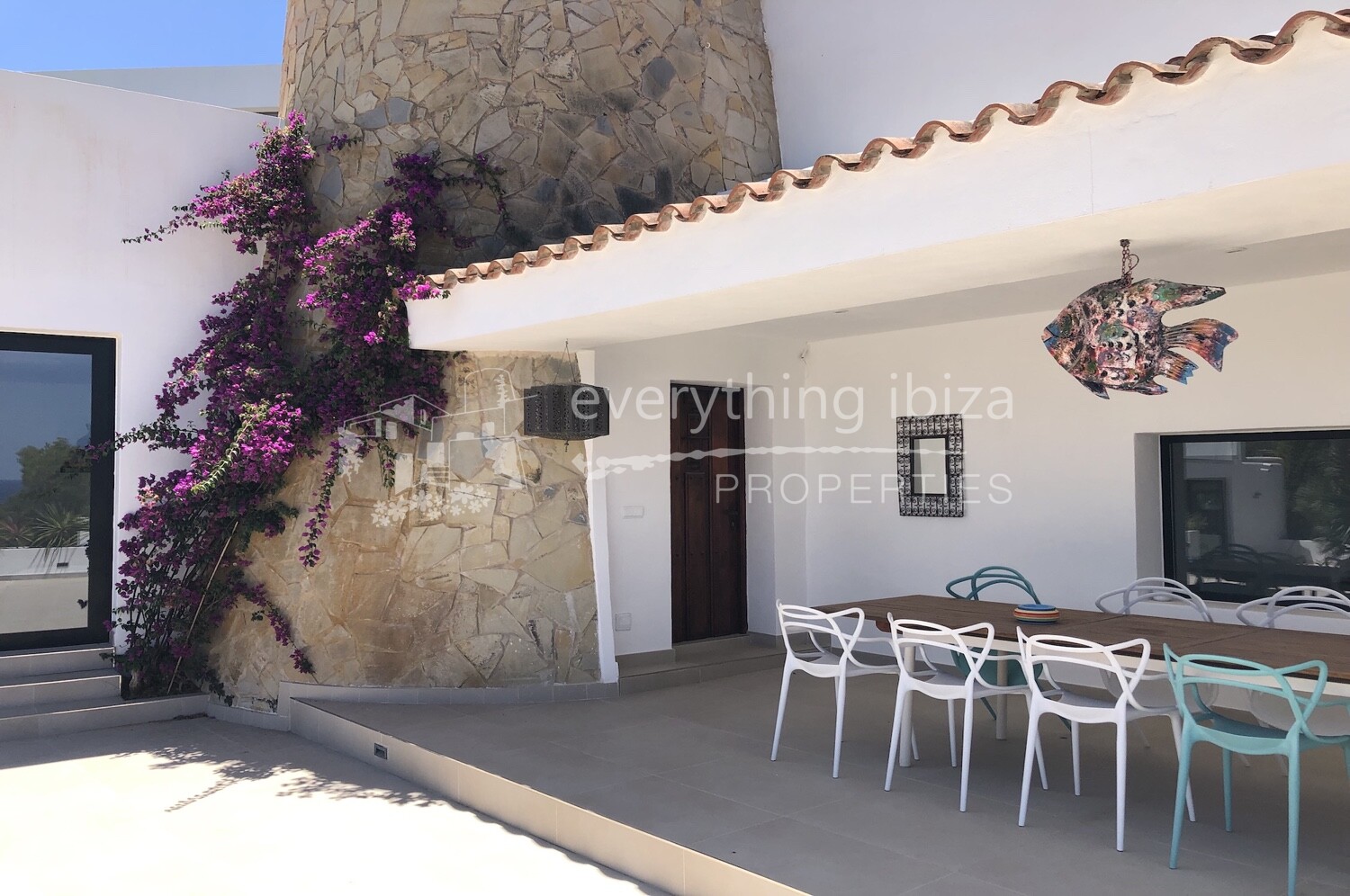 Elegant Modernised Villa with Super Sea Views, ref. 1470, for sale in Ibiza by everything ibiza Properties