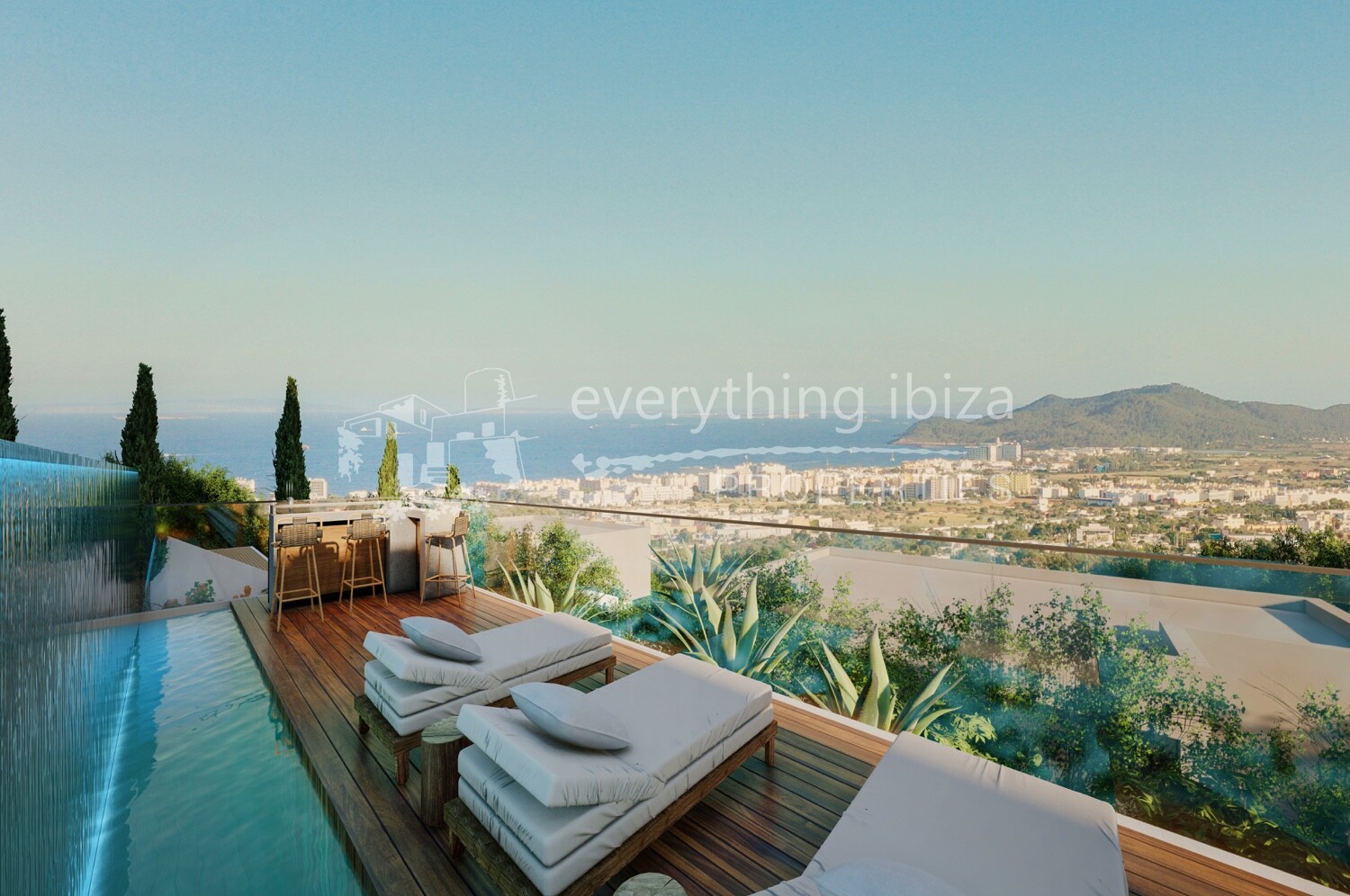 Brand New Luxury Villa with Magnificent Views, ref. 1483, for sale in Ibiza by everything ibiza Properties