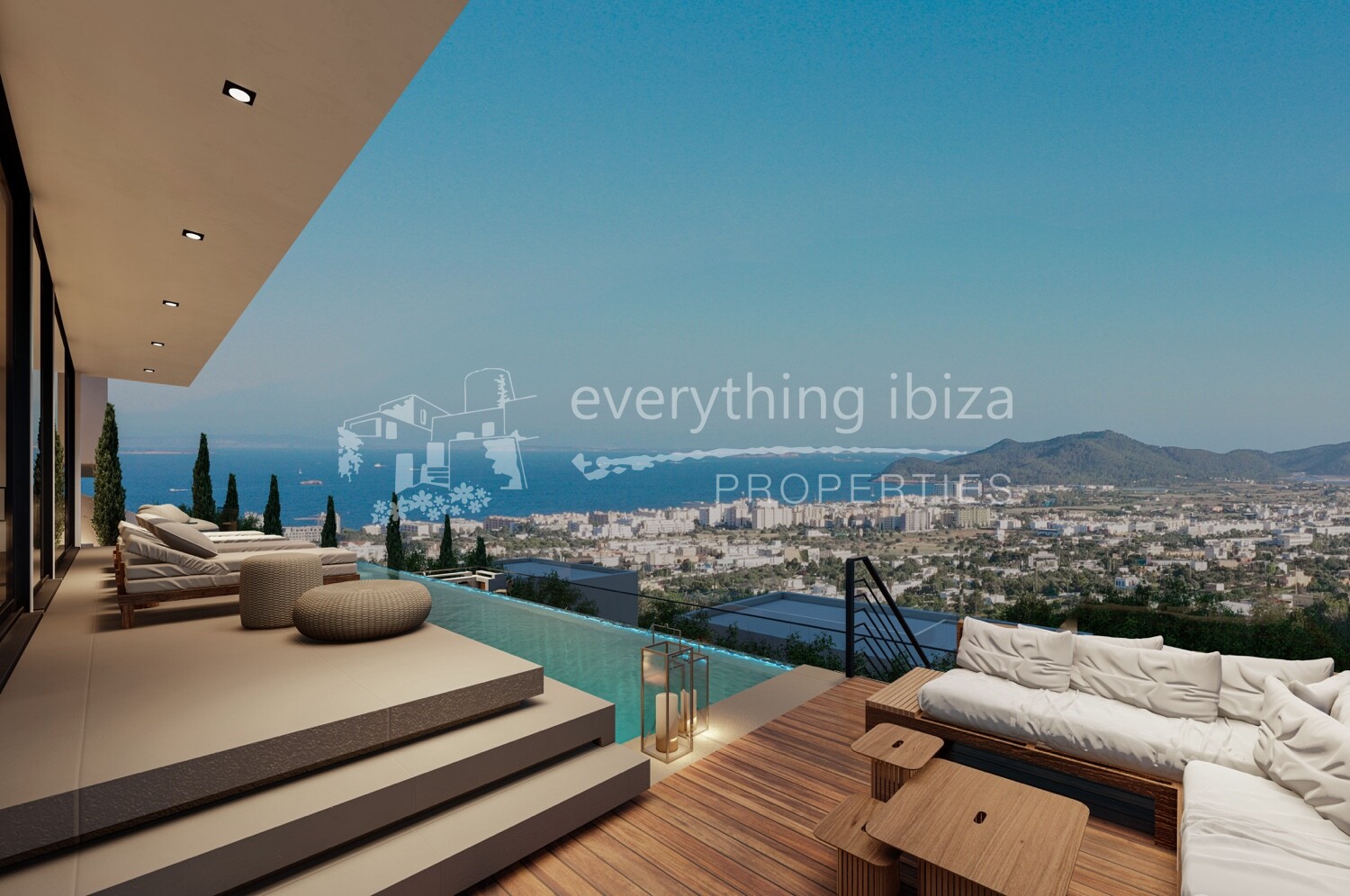 Brand New Luxury Villa with Magnificent Views, ref. 1483, for sale in Ibiza by everything ibiza Properties