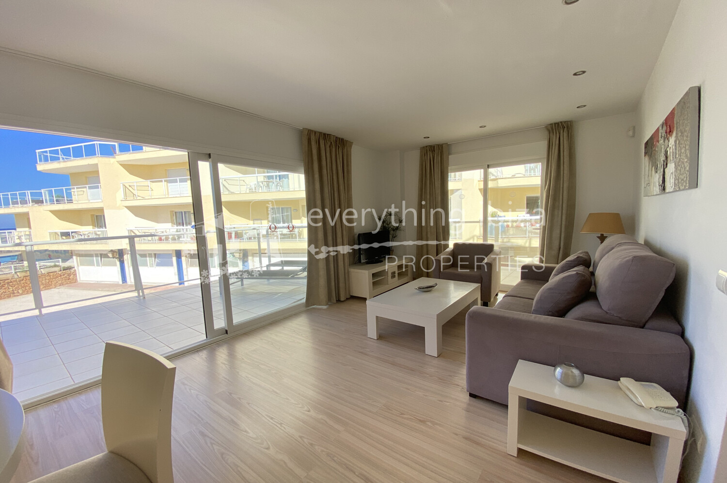 Modern, Spacious 3 Bed Apartment with Lovely Sea Views, ref. 1494, for sale in Ibiza by everything ibiza Properties