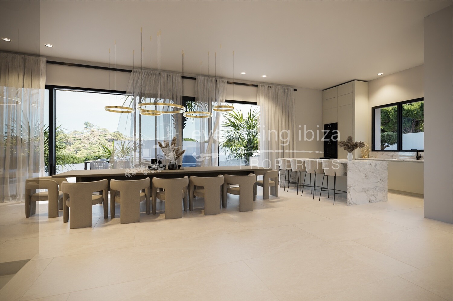 Magnificent Modern Villa in Vista Alegre with Stunning Views, ref. 1501, for sale in Ibiza by everything ibiza Properties
