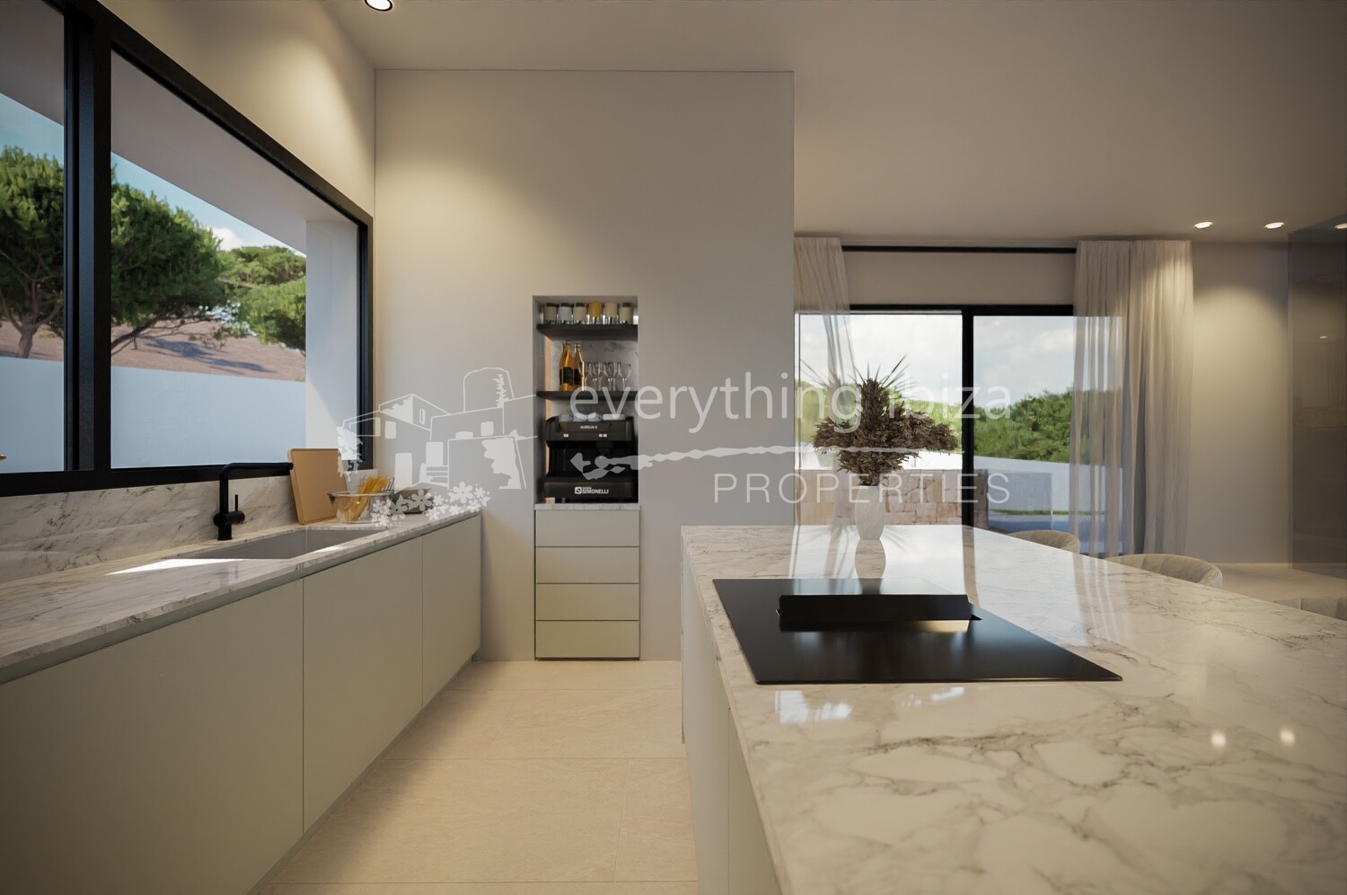 Magnificent Modern Villa in Vista Alegre with Stunning Views, ref. 1501, for sale in Ibiza by everything ibiza Properties