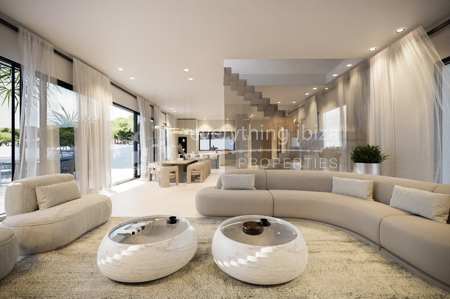 Magnificent Modern Villa in Vista Alegre with Stunning Views, ref. 1501, for sale in Ibiza by everything ibiza Properties