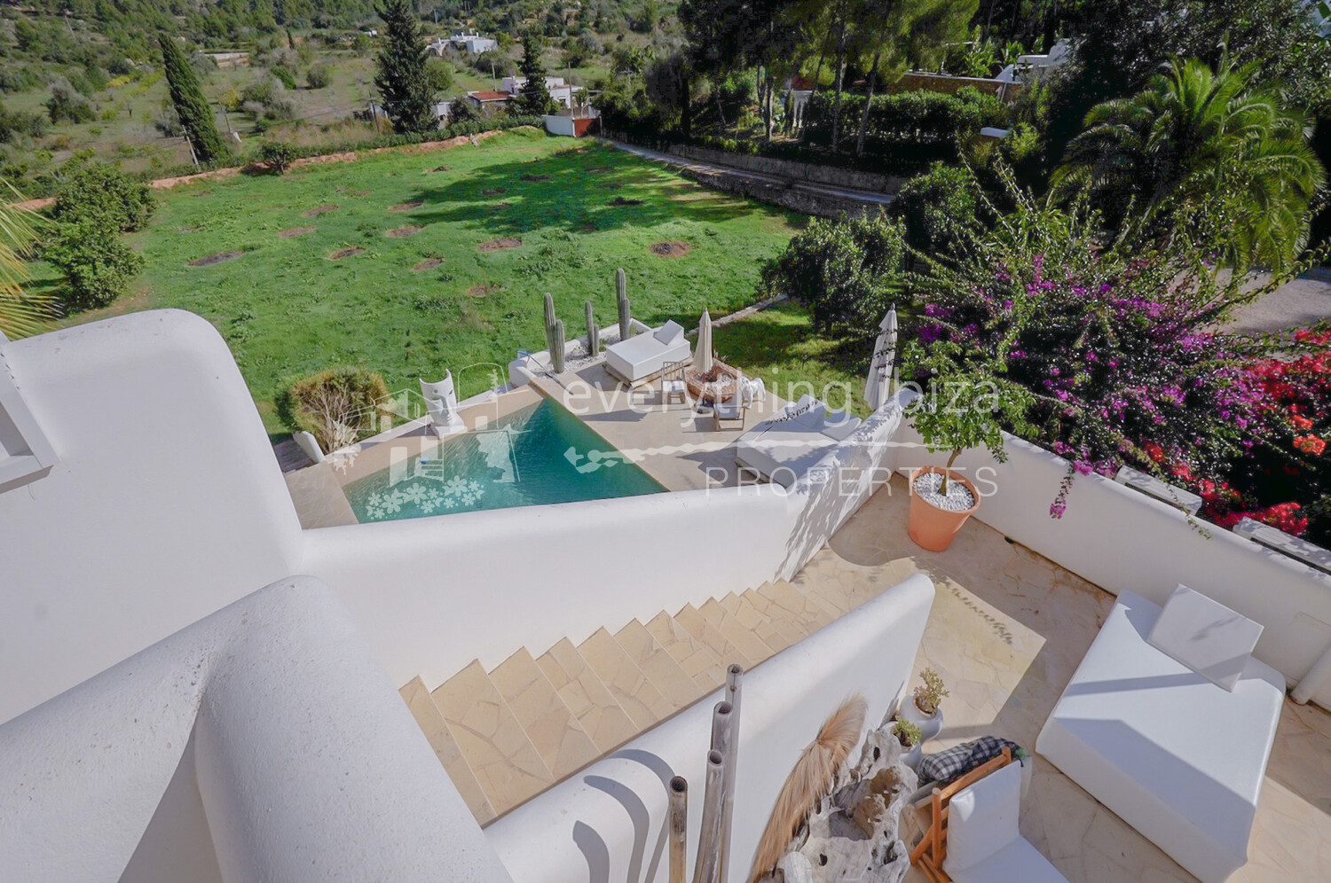 Stunning Villa on a Large Plot in the Peaceful Countryside of Sant Miguel, ref. 1513, for sale in Ibiza by everything ibiza Properties