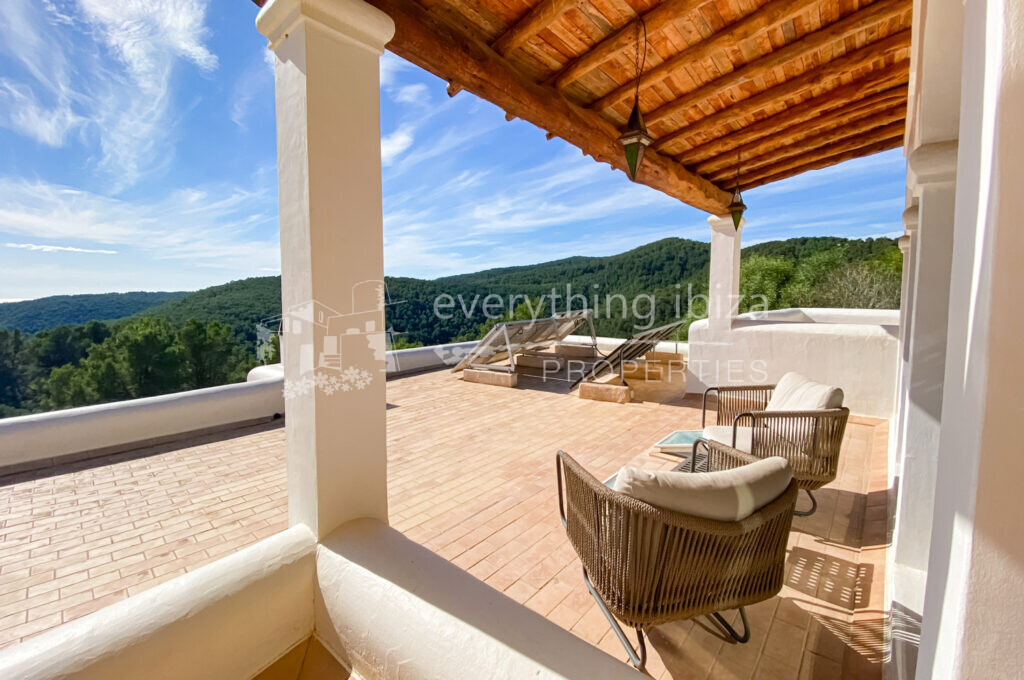Elegant Hillside Finca with Stunning Views & Touristic License, ref. 1515, for sale in Ibiza by everything ibiza Properties