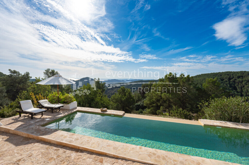 Elegant Hillside Finca with Stunning Views & Touristic License, ref. 1515, for sale in Ibiza by everything ibiza Properties