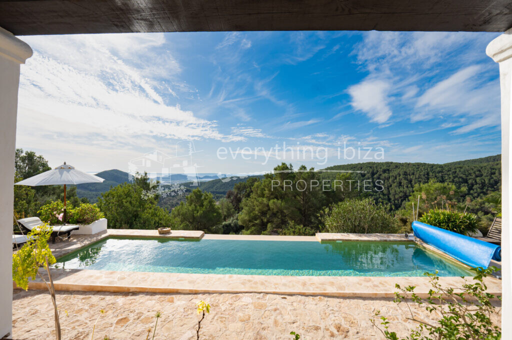 Elegant Hillside Finca with Stunning Views & Touristic License, ref. 1515, for sale in Ibiza by everything ibiza Properties