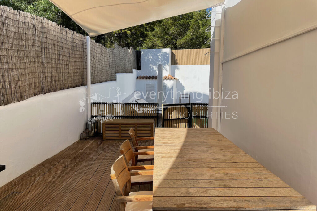 Charming Corner Townhouse Within Minutes of Sant Josep Village, ref. 1519, for sale in Ibiza by everything ibiza Properties