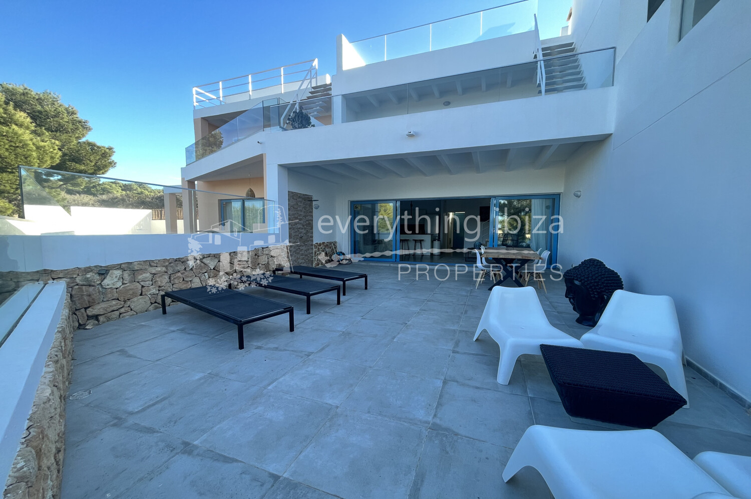 Modern Elegant 3 Bed Townhouse near Cala Tarida Beach, ref. 1530, for sale in Ibiza by everything ibiza Properties