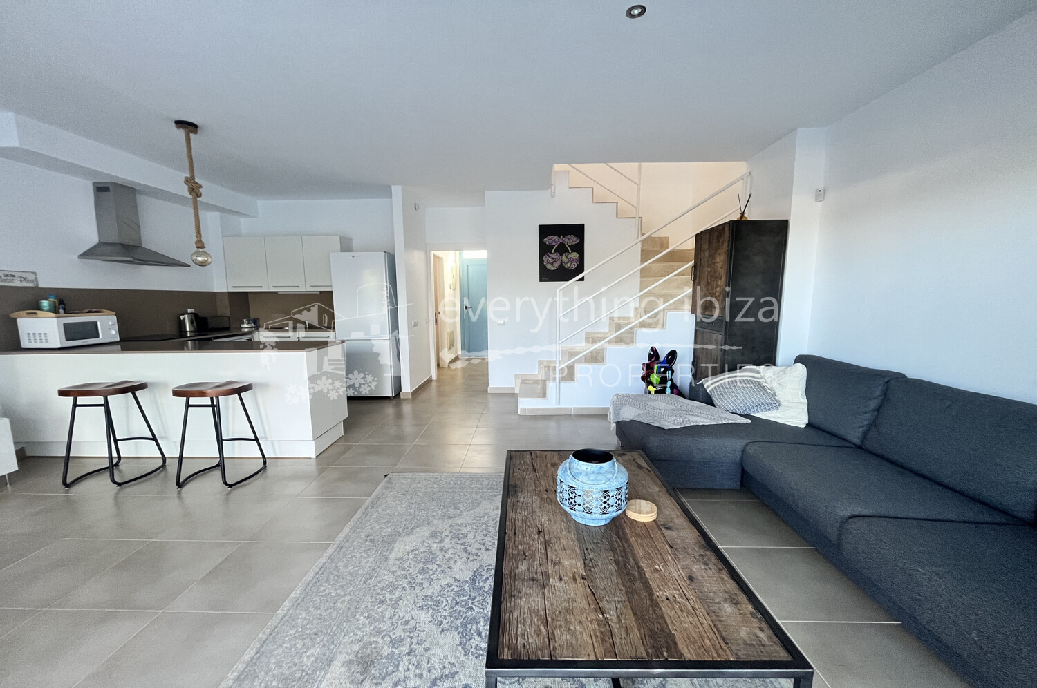 Modern Elegant 3 Bed Townhouse near Cala Tarida Beach, ref. 1530, for sale in Ibiza by everything ibiza Properties