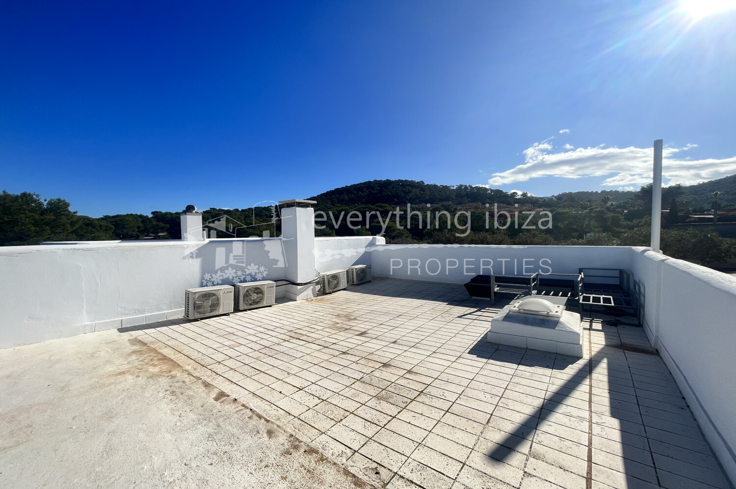 Modern Elegant 3 Bed Townhouse near Cala Tarida Beach, ref. 1530, for sale in Ibiza by everything ibiza Properties