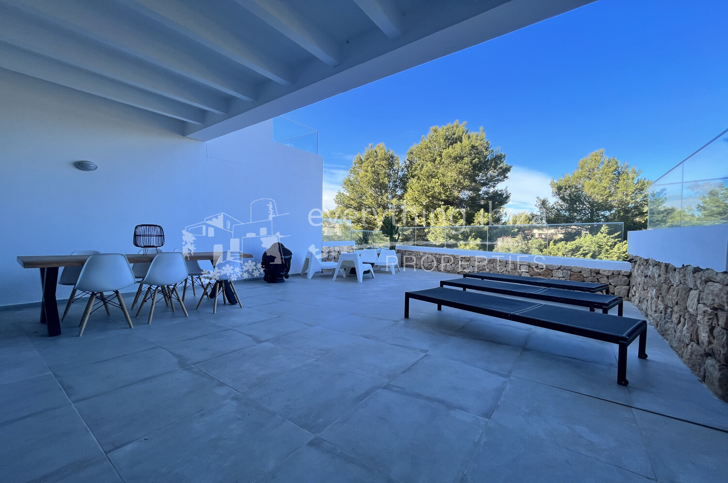 Modern Elegant 3 Bed Townhouse near Cala Tarida Beach, ref. 1530, for sale in Ibiza by everything ibiza Properties