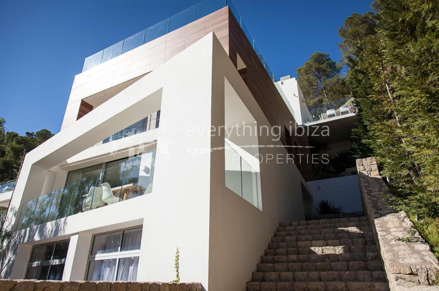 Stunning Contemporary Villa in Elevated Position with Super Views, ref. 1540, for sale in Ibiza by everything ibiza Properties