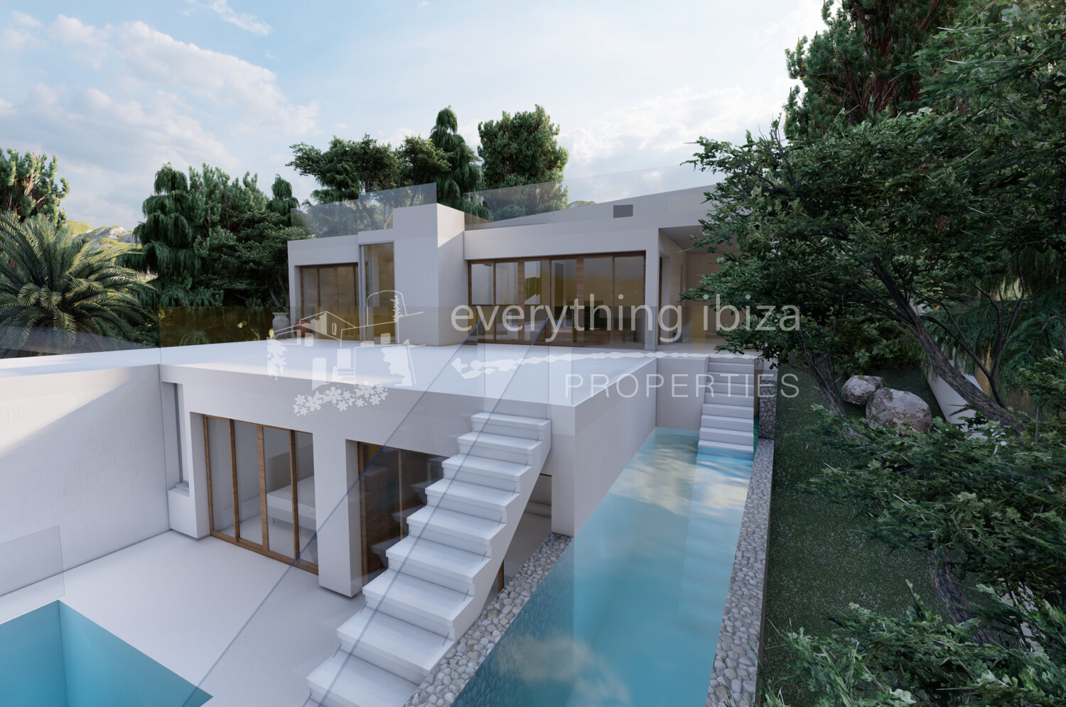 Plot, License & Project in a Stunning Sea & Sunset Facing Location, ref. 1545, for sale in Ibiza by everything ibiza Properties